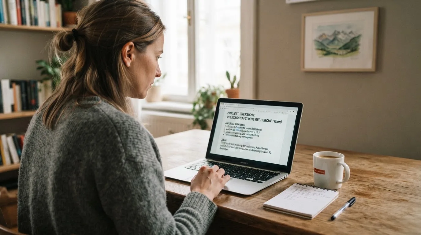 Person am Laptop liest eine Übersichtsseite zu Glücksspielen im Internet — beste online casino mit banküberweisung bezahlen
